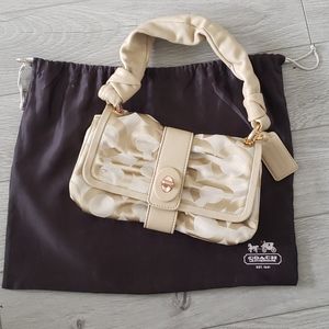 Coach Beige Shoulder Bag